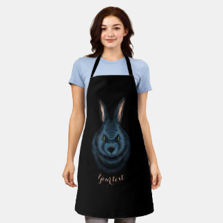 Tablier Lapin noir