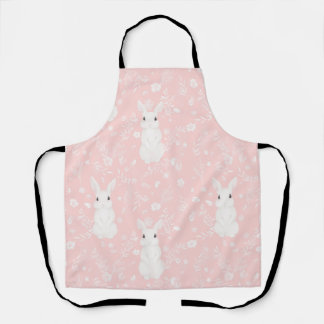 Tablier Lapin Rose fille