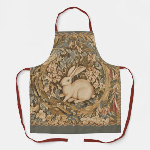 Tablier Lapin vintage dans un style de Tapisserie médiéval
