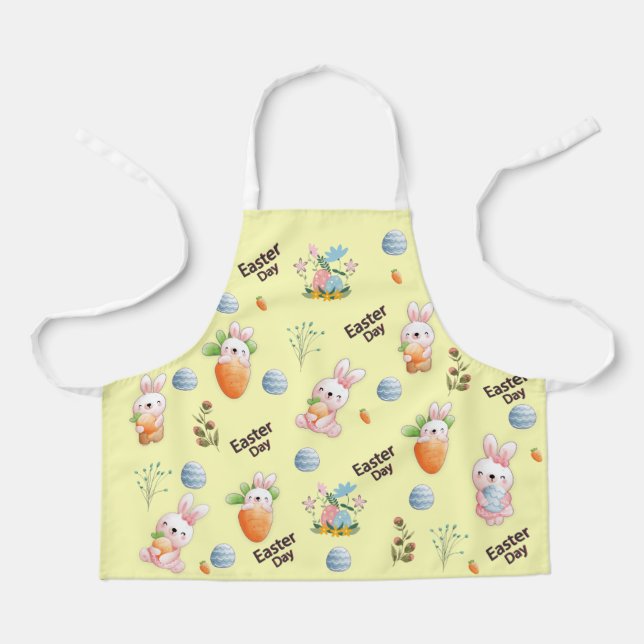 Tablier Lapins de Pâques Motif (Recto)