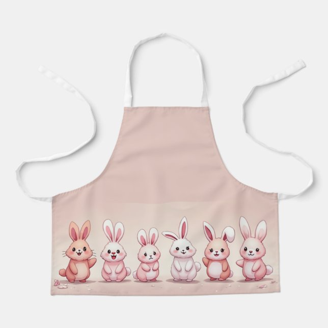 Tablier lapins mignons (Recto)