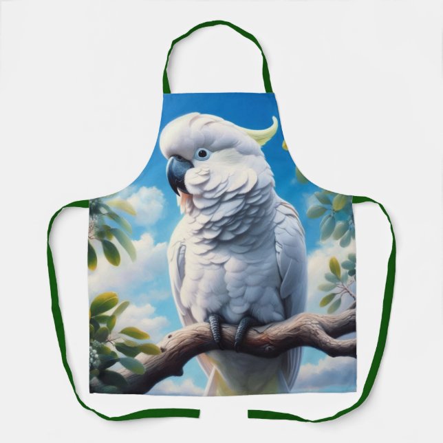 Tablier L'art du Cockatoo (Recto)
