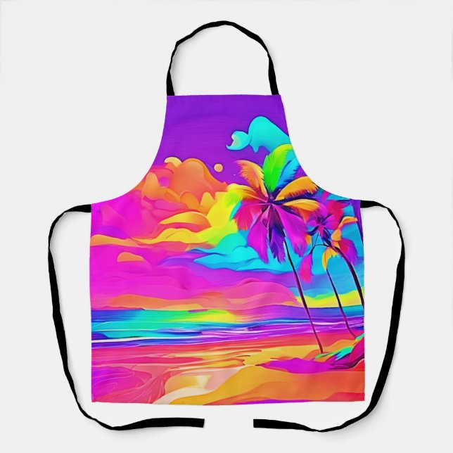 Tablier L'art tropical vibrant (Recto)