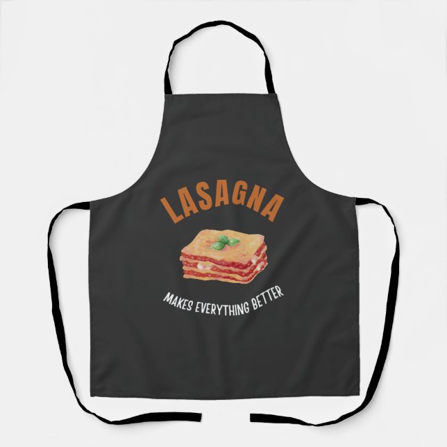 Tablier Lasagna rend tout mieux (Recto)