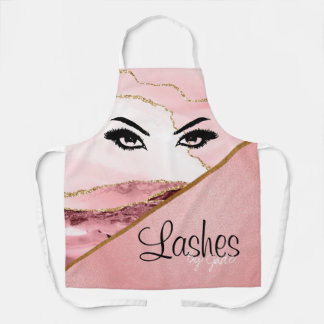 Tablier Lashes Roses Par Apron - Personnalisable