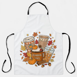 Tablier Latte Épice de Citrouille Automne Saison