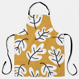 Tablier L'automne laisse un motif vintage sans soudure. Fe