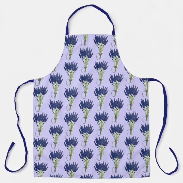 Tablier Lavandula Lavender Bund Herbe Jardin Fleur Violet (Recto)