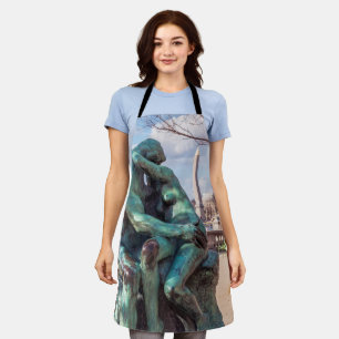 Tablier Le baiser d'Auguste Rodin aux Tuileries, Paris