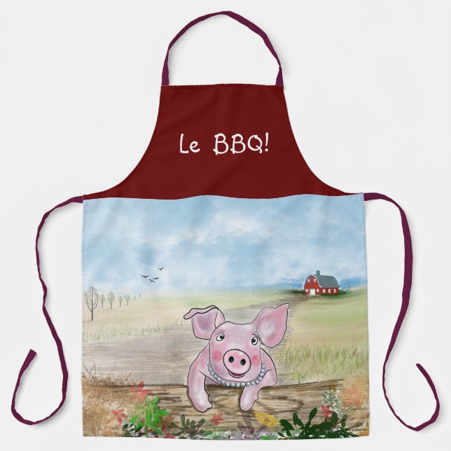 Tablier Le BBQ Apron (Recto)