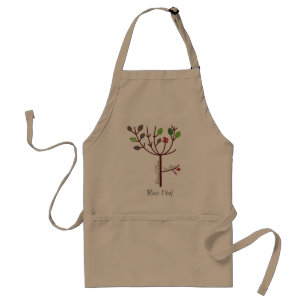 Tablier Le bigorneau fleurit nourriture crue