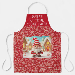 Tablier le boulanger de cookies officiel du Père Noël
