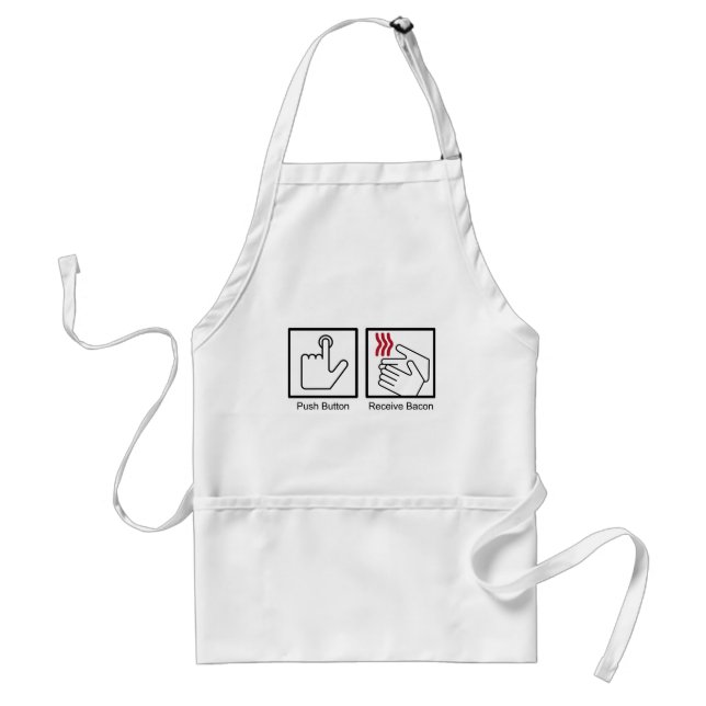Tablier Le bouton poussoir, reçoivent le lard - (Devant)