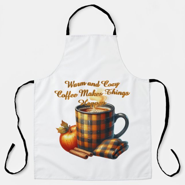 Tablier Le café fait avancer les choses (Recto)