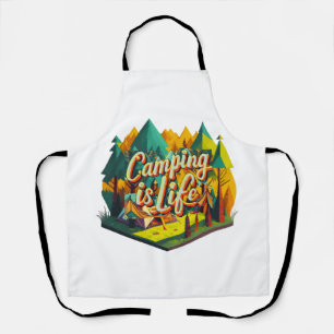 Tablier Le camping est la vie
