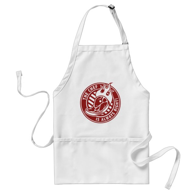 Tablier Le Chef A Toujours Raison (Devant)