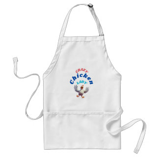 Tablier Le Chic de Cluckin : La folle dame de poulet Apron