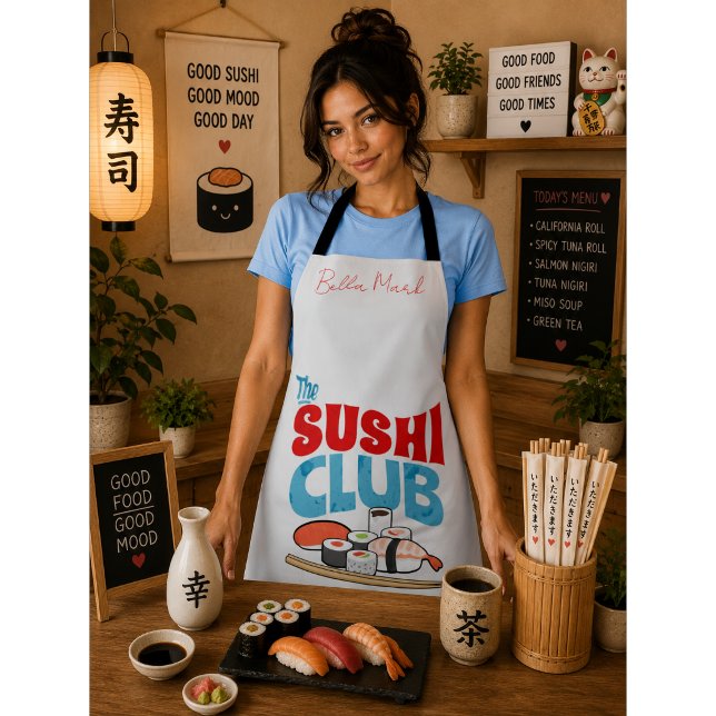 Tablier le club de sushi, sushi (Créateur téléchargé)