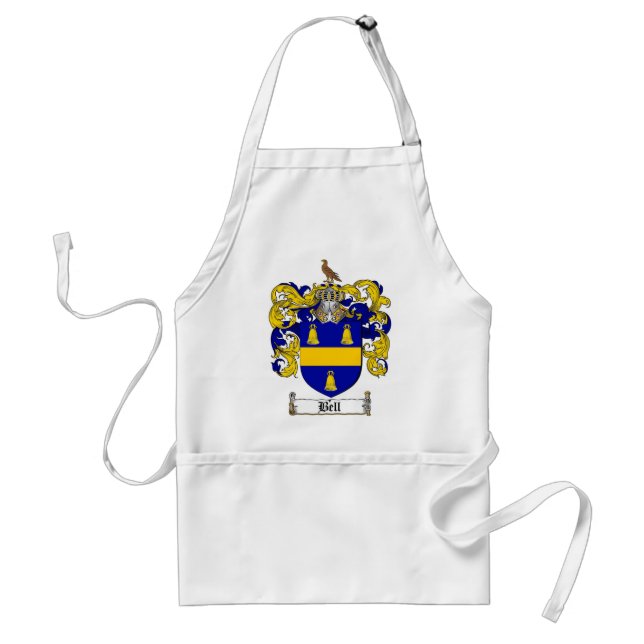 TABLIER LE CREST DE FAMILLE DE CLOCHE - MANTEAU DE CLOCHE (Devant)