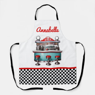 Tablier Le dîner des années 50 personnalise Apron