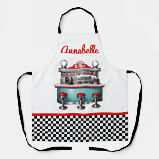 Tablier Le dîner des années 50 personnalise Apron