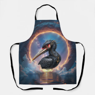 Tablier Le Gardien du Portail – Oiseau Fantastique