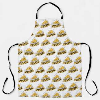 Tablier Le grand fromage motif jaune
