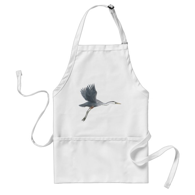 Tablier Le Grand Héron Bleu d'Apron (Devant)