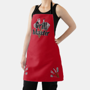 Tablier Le Grill Master avec outils pour barbecue