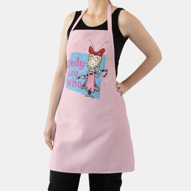 Tablier Le Grinch | Cindy-Lou Who - Canne de bonbon (Insitu)