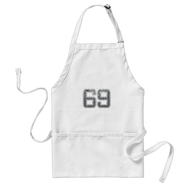 Tablier Le gris folâtre le Jersey #69 (Devant)