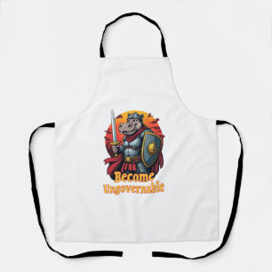 Tablier Le guerrier épopé du gladiateur Moo Deng Hippo dev