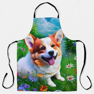 Tablier Le jardin de Corgi