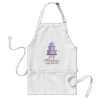 Tablier Le joli gâteau sur la coutume de support font le