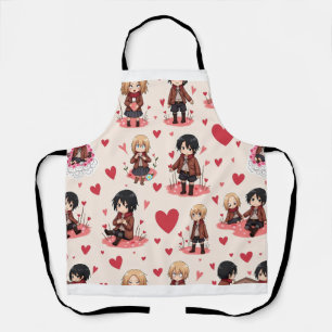 TABLIER LE JOUR DE VALENTINE ANME APRON