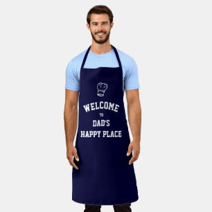 Tablier LE LIEU HEUREUX DE PÈRE Chef Casquette BLEU pe