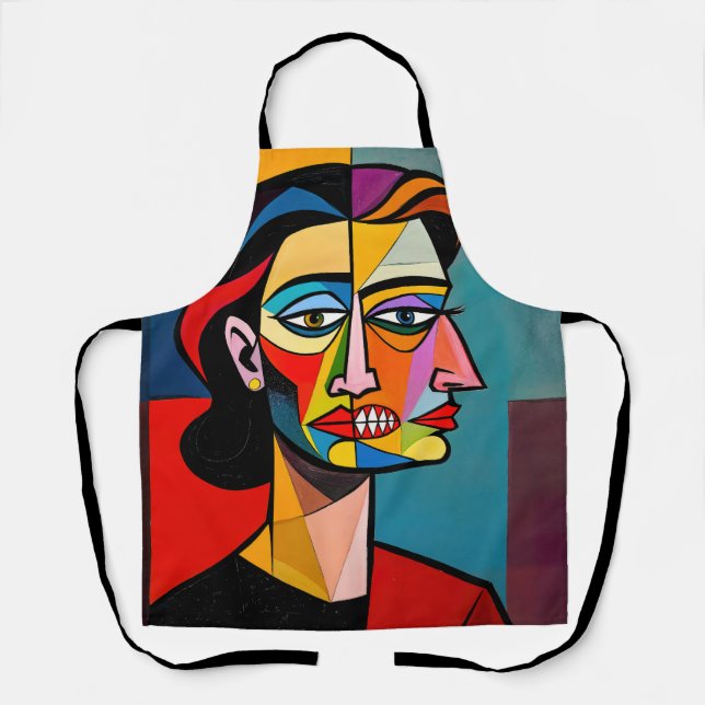 Tablier Le Masque et le Monstre - Portrait d'un Trompeur (Recto)