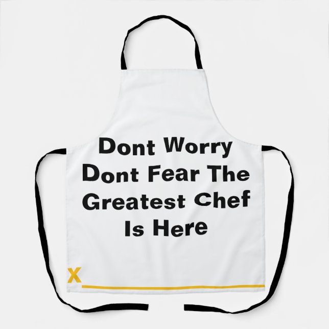Tablier Le meilleur chef (Recto)