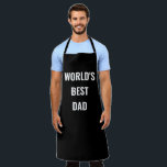 Tablier Le meilleur DAD du monde<br><div class="desc">Le meilleur papa Apron du monde</div>