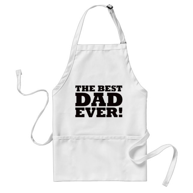 Tablier Le meilleur papa jamais (Devant)