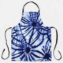 Le Motif de Shibori Tie Dye Apron