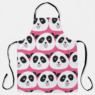 Tablier Le motif pour enfants Panda porte une répétition v
