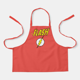 Tablier Le nom Flash et logo d'éclair