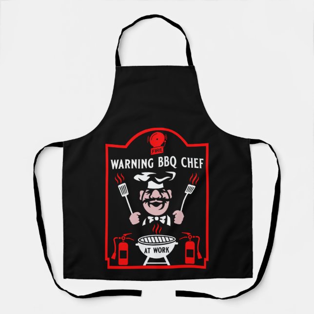 Tablier Le pire barbecue cuisinier au monde (Recto)