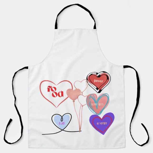 Tablier le pouvoir alimentaire de l'amour (Recto)