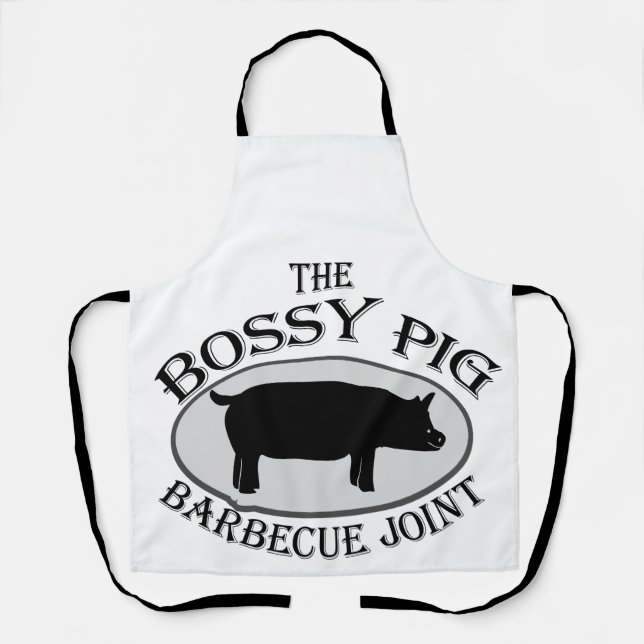 Tablier Le restaurant barbecue The Bossy Pig (Recto)