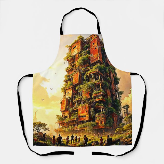 Tablier Le retour urbain de la nature (Recto)