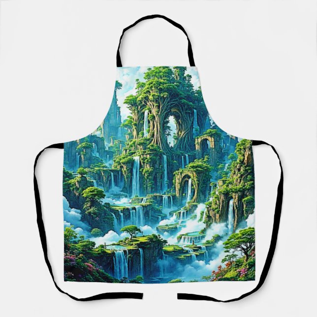 Tablier Le rêve de l'arbre de cascade (Recto)