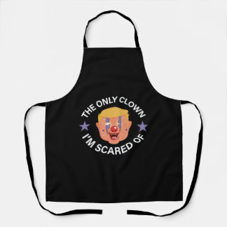 Tablier Le seul clown dont j'ai peur, Halloween anti-Trump