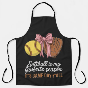 Tablier Le softball est ma saison préférée